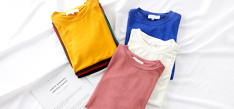 宝安夏季T恤衫定做要选对材质